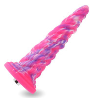Фантазийный фаллоимитатор 10.12″ для секс-машин Hismith Silicone Dildo rose Monster Series, KlicLok Фантазийный фаллоимитатор 10.12″ для секс-машин Hismith Silicone Dildo rose Monster Series, KlicLok