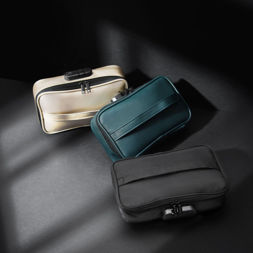 Кейс для игрушек Dorcel DISCREET BOX LUXURY GOLD, кодовый замок, 27×16×7,62 см