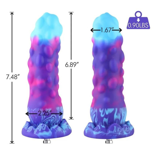 Силіконовий дилдо Hismith 7.48 Silicone Dildo HSA138 Monster Series