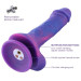 Фалоімітатор з вібрацією для секс-машин Hismith 8.2 Purple Silicone Dildo with Vibe, KlicLok