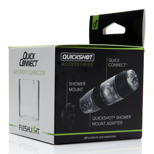 Адаптер Fleshlight Quickshot Quick Connect для з'єднання двох Квікшотів в одну іграшку