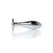 Анальна пробка B - Series HeavyFun Bullet Jewellery Silver Plug, діаметр 2,8 см, довжина 9,2 см, Pink
