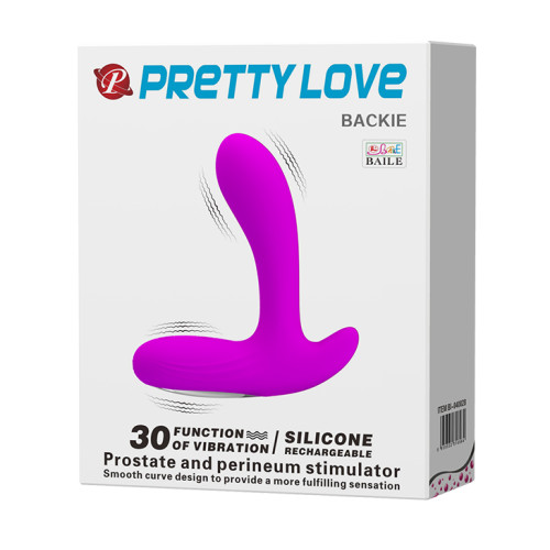 Массажер простаты Pretty Love Backie Prostate Stimulator Purple