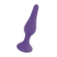 Анальна пробка B - Series HeavyFun Silicone Plug L Purple