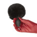 Анальная пробка с хвостом Punishment - Bunny Tail Silicone Anal Plug - Black