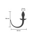 Анальная пробка Erospace Wild Play Anal Plug With Tail C3