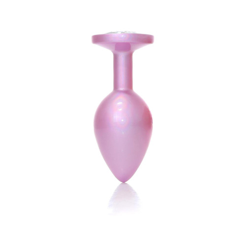 Анальная пробка B - Series HeavyFun Pearl Classic Jewellery Pink Plug Clear M