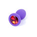 Анальна пробка B - Series HeavyFun Classic Jewellery Silicone Purple Plug , діаметр 2,7 см, довжина 7 см, Red