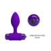 Анальная пробка Pretty Love Vibra Butt Plug Purple