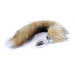 Анальна пробка B - Series HeavyFun Fox Tail, діаметр 2,7 см, довжина 6,5 см, Brown