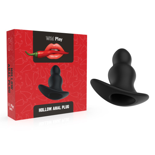 Анальная пробка Erospace Wild Play Hollow Anal Plug C1