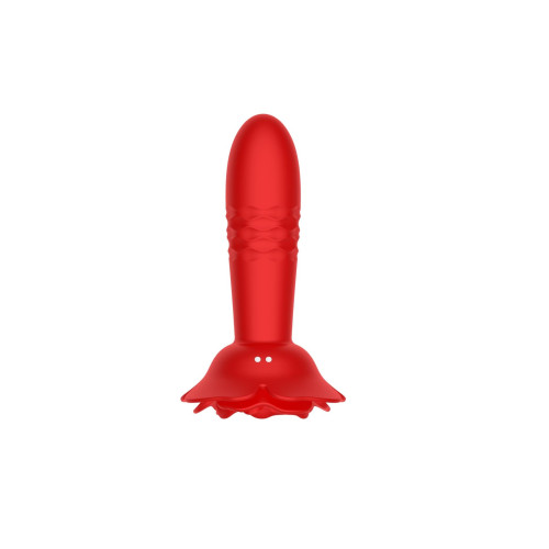 Анальна пробка B - Series Cute Rose Thrusting Anal Plug