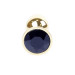 Анальна пробка B - Series HeavyFun Classic Jewellery Gold Plug, діаметр 2,7 см, довжина 7 см, Black
