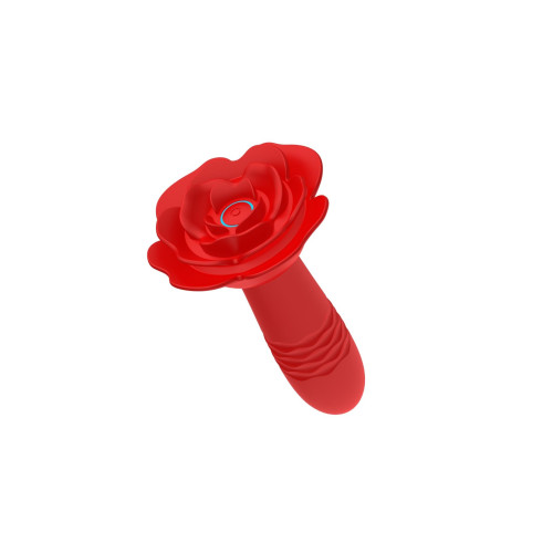 Анальна пробка B - Series Cute Rose Thrusting Anal Plug