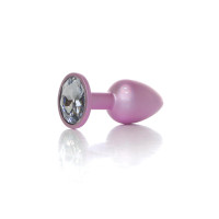 Анальная пробка B - Series HeavyFun Pearl Classic Jewellery Pink Plug Clear S