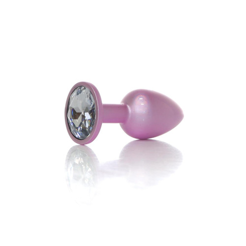 Анальная пробка B - Series HeavyFun Pearl Classic Jewellery Pink Plug Clear S