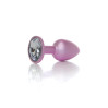 Анальная пробка B - Series HeavyFun Pearl Classic Jewellery Pink Plug Clear S