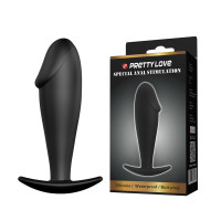 Анальная пробка Pretty Love Anal Butt Plug Penis Shaped Черная