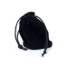 Анальна пробка B - Series HeavyFun Heart Jewellery Silver Plug, діаметр 2,7 см, довжина 7 см, Dark Blue