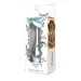 Анальна пробка B - Series HeavyFun Bullet Jewellery Silver Plug, діаметр 3,2 см, довжина 10,5 см, Light Blue