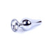 Анальна пробка B - Series HeavyFun Long Jewellery Silver Plug, діаметр 3 см, довжина 9,5 см, Clear