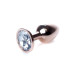 Анальна пробка B - Series HeavyFun Classic Jewellery Red Gold Plug, діаметр 2,7 см, довжина 7 см, Clear