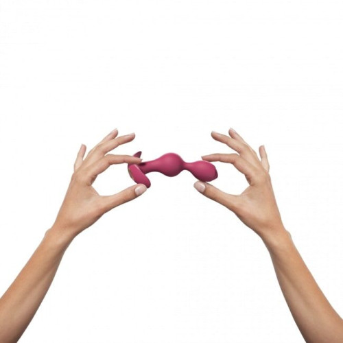 Анальний стимулятор із вібрацією Love To Love TWINNY BUD Сливовий