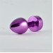 Анальная пробка LoveToy Heavy Metal Anal Plug Rosebud Aluminium Purple