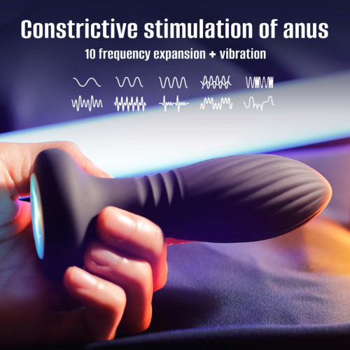 Анальна пробка B - Series Cute Thrusting Anal Plug Black