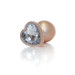Анальна пробка B - Series HeavyFun Pearl Heart Jewellery Gold Plug Clear L