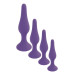 Анальна пробка B - Series HeavyFun Silicone Plug M Purple