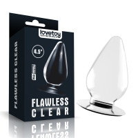 Анальная пробка LoveToy Flawless Clear Anal Plug 4.5" Clear Анальная пробка LoveToy Flawless Clear Anal Plug 4.5" Clear
