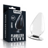 Анальна пробка LoveToy Flawless Clear Anal Plug 4.5" Clear