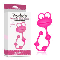 Анальний ланцюжок кульок LoveToy Silicone Frog Anal Beads Рожевий Анальний ланцюжок кульок LoveToy Silicone Frog Anal Beads Рожевий