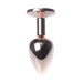 Анальная пробка B – Series HeavyFun Classic Jewellery Red Gold Plug, диаметр 2,7 см, длина 7 см, Dark Blue