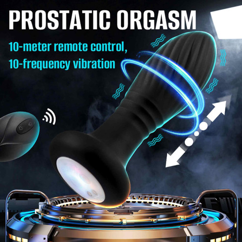 Анальна пробка B - Series Cute Thrusting Anal Plug Black