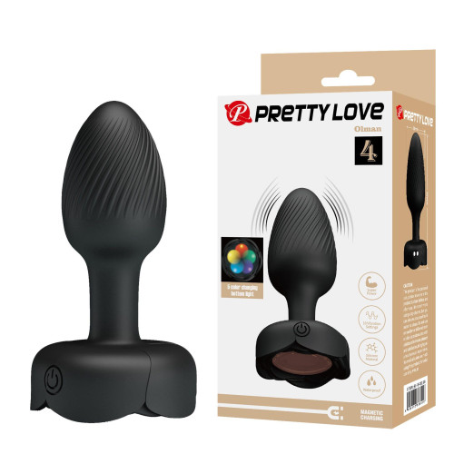 Анальная пробка Pretty Love Olman Black