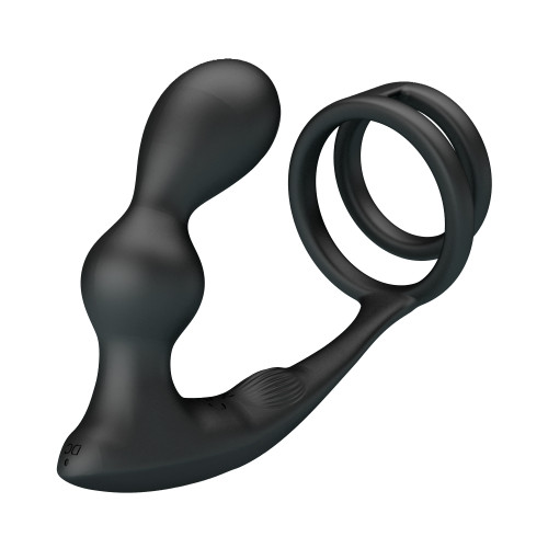 Анальна пробка з ерекційним кільцем Mr Play Remote Control Vibrating Prostate Massager
