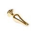 Анальна пробка B - Series HeavyFun Long Jewellery Gold Plug, діаметр 3 см, довжина 9,5 см, Blue