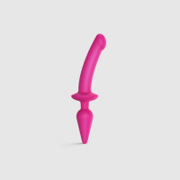 Анальная пробка с дилдо 2в1 Strap-On-Me SWITCH PLUG-IN DILDO Fuchsia L, диаметр 4,5/3,4 см Анальная пробка с дилдо 2в1 Strap-On-Me SWITCH PLUG-IN DILDO Fuchsia L, диаметр 4,5/3,4 см