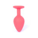 Анальна пробка B - Series HeavyFun Classic Jewellery Silicone Red Plug, діаметр 3,5 см, довжина 8 см, Dark Blue
