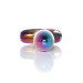 Анальная пробка B - Series HeavyFun Bullet Jewellery Multicolour Plug, диаметр 2 см, длина 7,7 см, Red