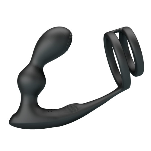 Анальна пробка з ерекційним кільцем Mr Play Remote Control Vibrating Prostate Massager