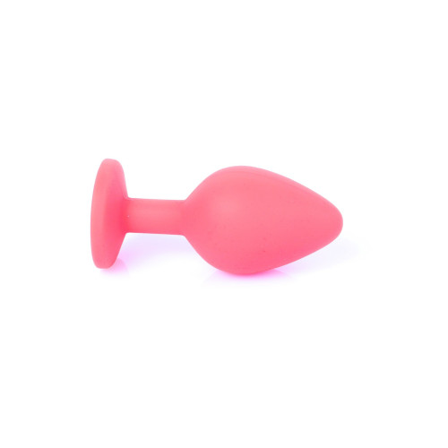 Анальна пробка B - Series HeavyFun Classic Jewellery Silicone Red Plug, діаметр 3,5 см, довжина 8 см, Dark Blue