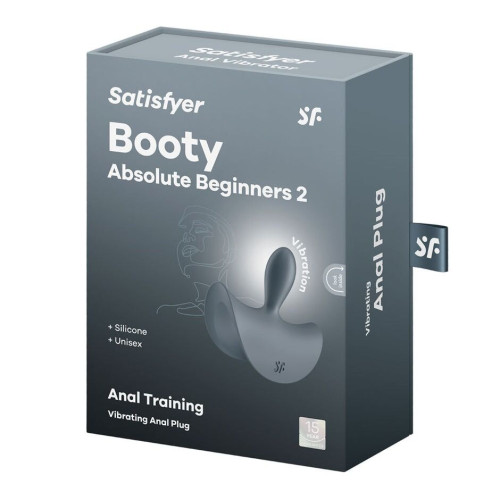 Анальная вибропробка Satisfyer Booty Absolute Beginners 2, для начинающих, вводимая часть 3,5 см