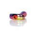 Анальная пробка B - Series HeavyFun Bullet Jewellery Multicolour Plug, диаметр 2 см, длина 7,7 см, Red