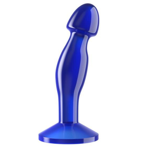Анальна пробка LoveToy Flawless Clear Prostate Plug 6.5" Blue