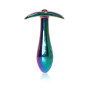 Анальная пробка B - Series HeavyFun Bullet Jewellery Multicolour Plug, диаметр 2 см, длина 7,7 см, Red