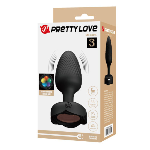 Анальная пробка Pretty Love Osborn Black