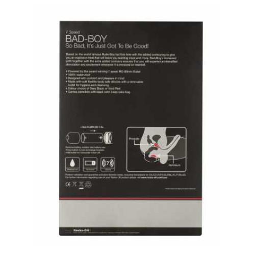 Масажер простати Rocks Off Bad-Boy Чорний